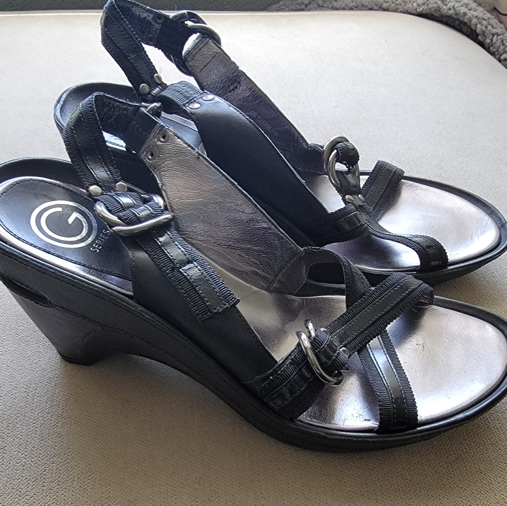 Cole Haan Black Sandals with Straps